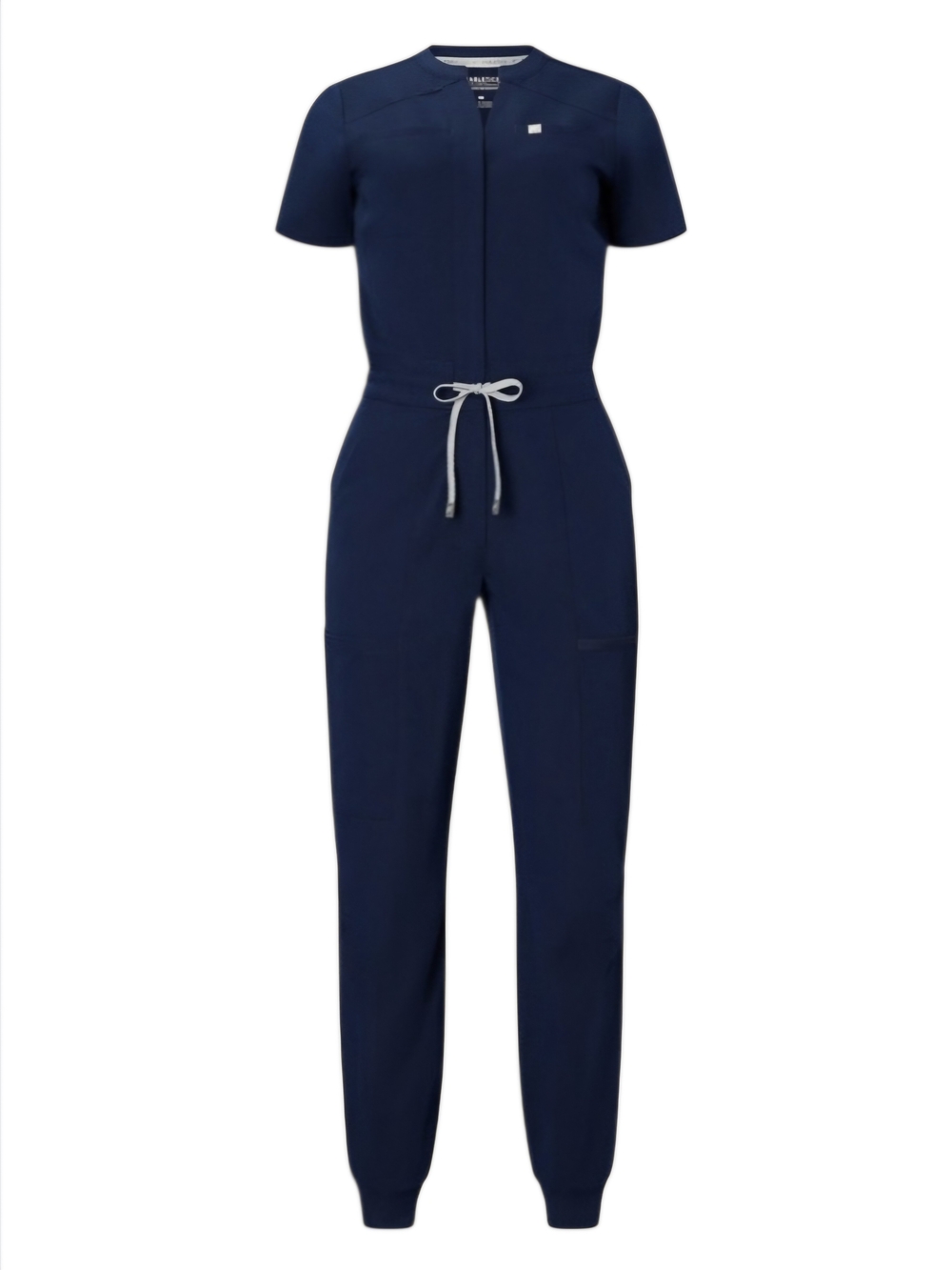 Fabletics PonteFlex Empower Scrub Jumpsuit Navy Blue Size M - Picture 6 of 16